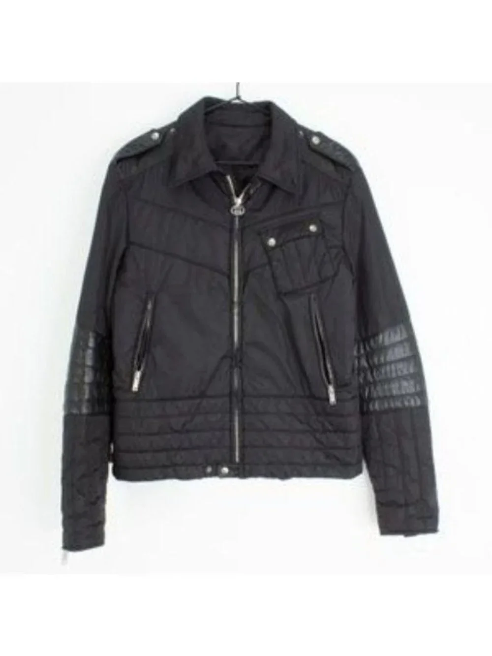 Vintage Gucci Black Bomber Slim Fit Jacket